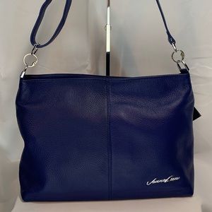 Vienna Authentic Leather Crossbody Purse / Hobo Bag